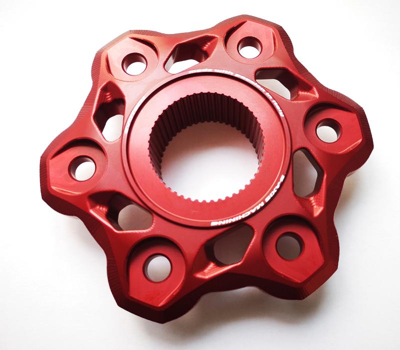 Ducati Panigale chainring carrier - red