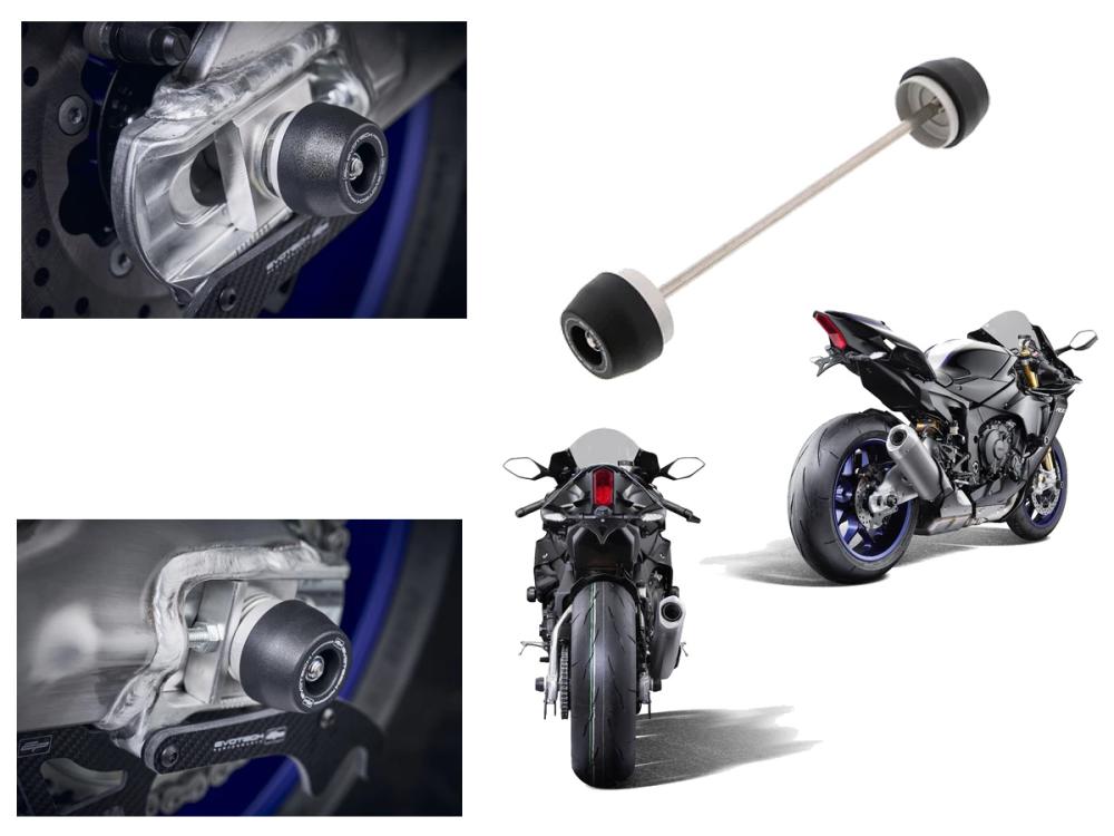 Yamaha FZ, YZF, MT Rear Axle Protection from Evotech Performance