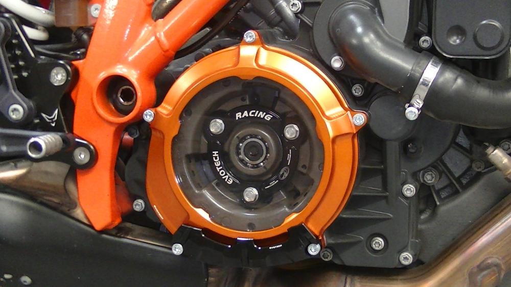 Protection for clutch cover - BLACK - EVOTECH S.R.L