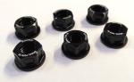 Ducati Panigale / Streetfighter V4 Alu nuts for chainring carrier - 6 pieces - BLACK
